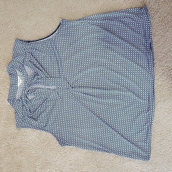 Max Studio Tops - Max Studio Tie Neck Sleeveless Shirt Large